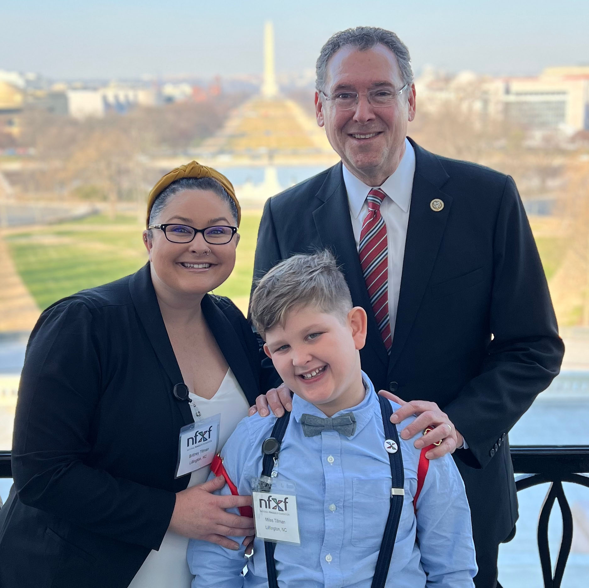 Brittney and Miles Tillman with former US Representative from Mississippi and parent, Gregg Harper