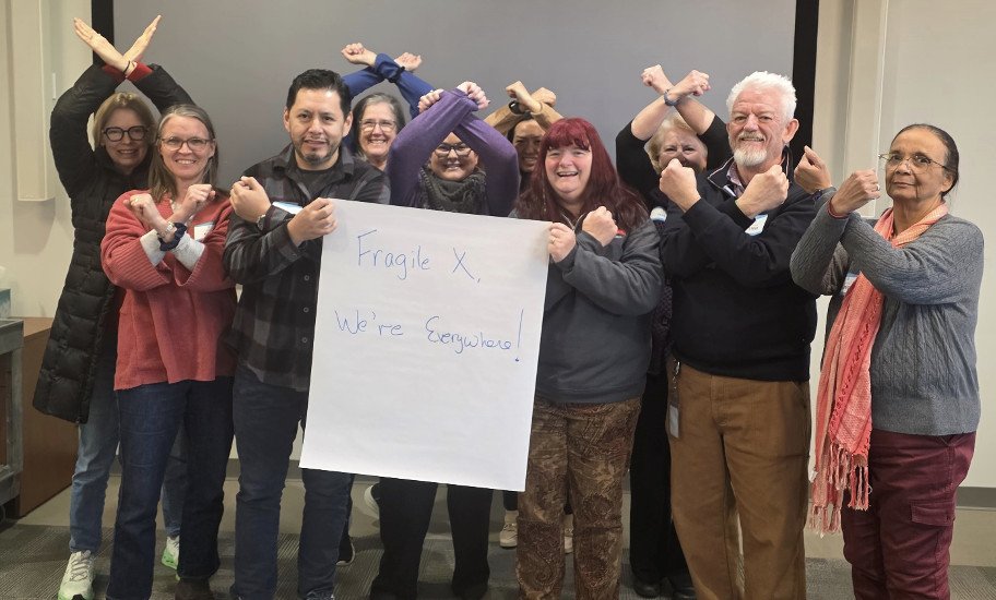 The group ended the day feeling successful and sharing our tagline, Fragile X: We’re Everywhere!