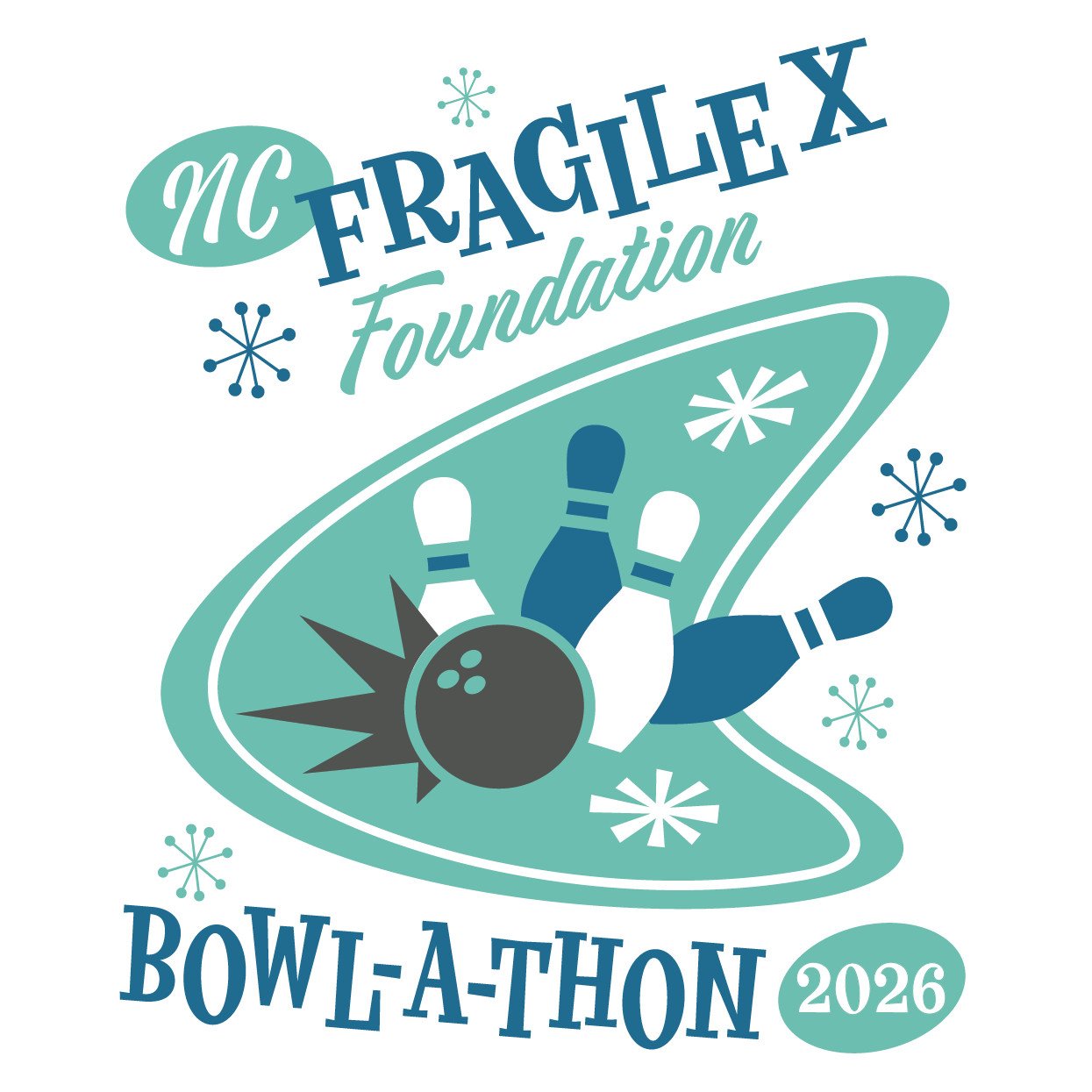 NC Fragile X Bowl-a-Thon logo 2026