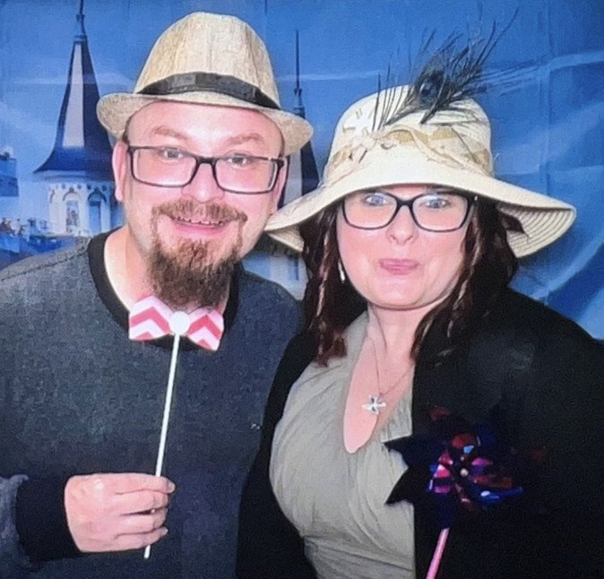 Tom Miller and North Carolina Fragile X Foundation President Brittney Miller at the conference.