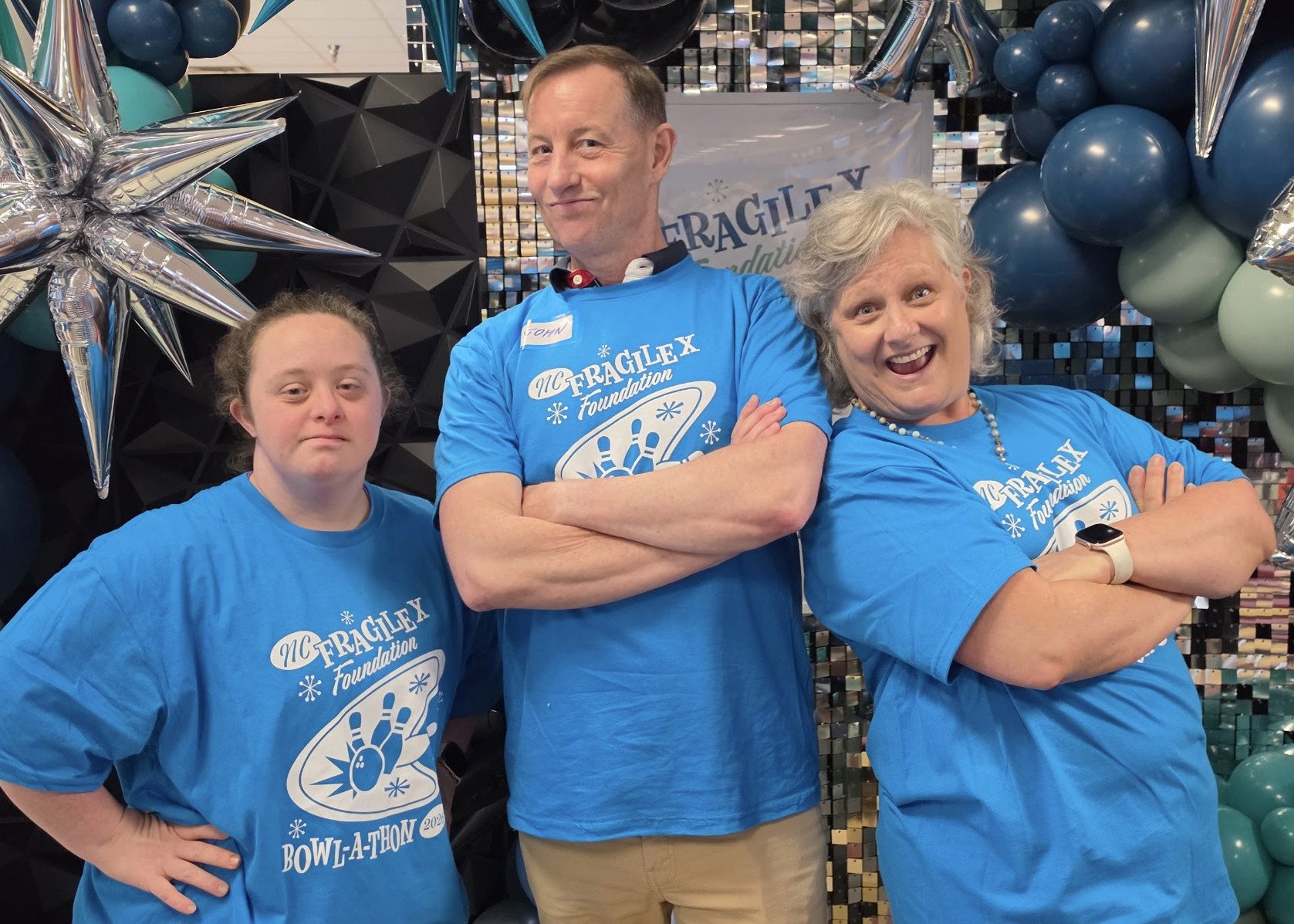Thanks to the bowlers, Caroline Dempsey, John Mitterling, and Pam Dempsey who came to bowl again this year because they had such a great time last year.